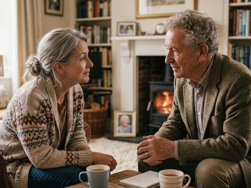 meaningful conversation with older adult