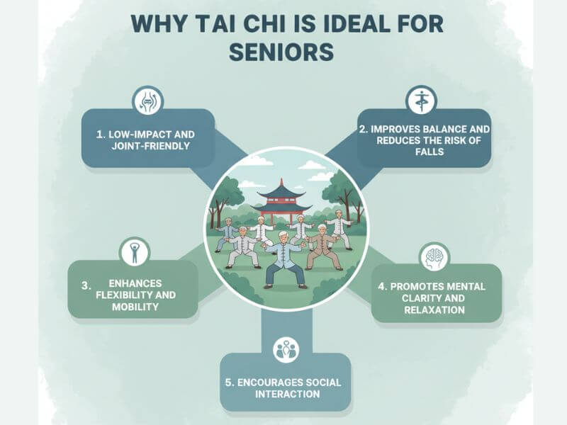 Tai Chi is Ideal for Seniors